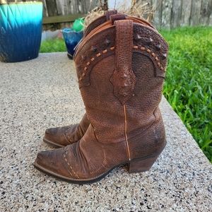 ARIAT women brown cowboy boots